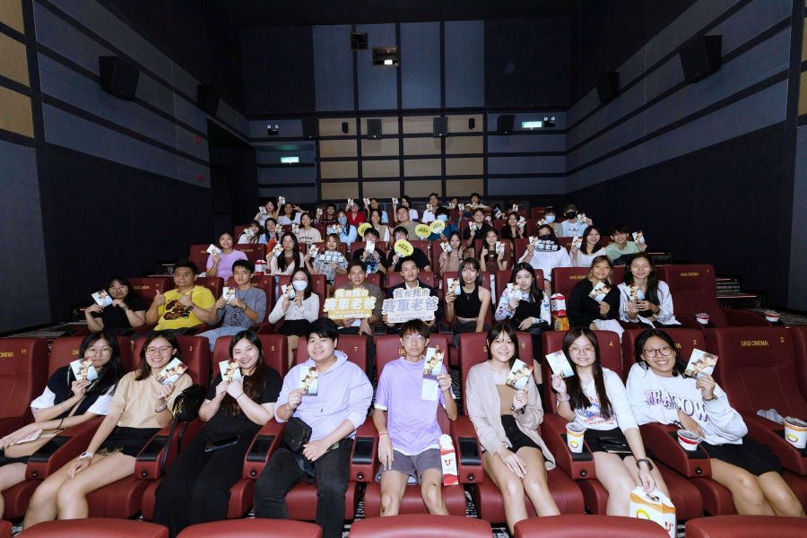 Staff and students attended the movie premiere!